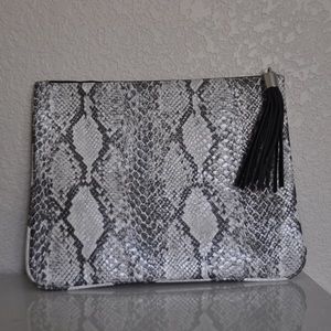 Bergdorf Goodman Snake Skin Clutch